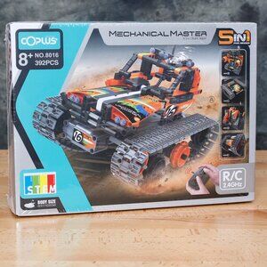Coplus 5 in 1 STEM Remote Control Building RC stunt Racer Kit 392Pcs